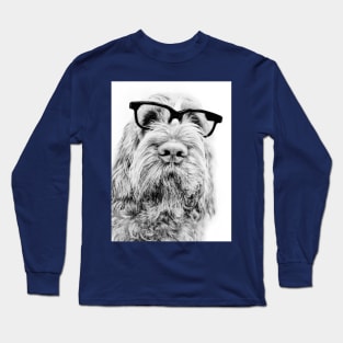 Intelligent friend Spinone by heidiannemorris Long Sleeve T-Shirt